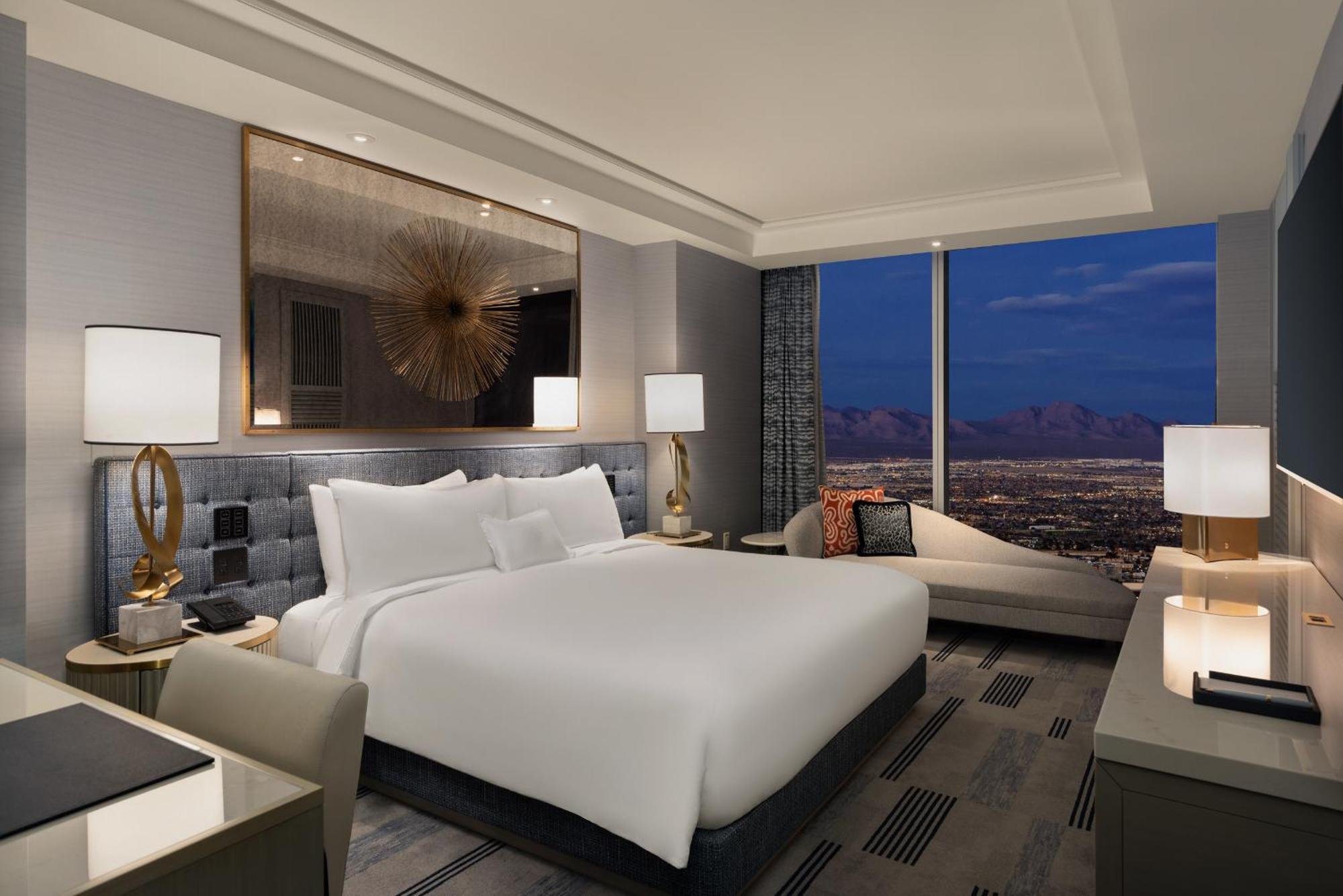 Fontainebleau Las Vegas Exterior foto A guest room at the new Encore