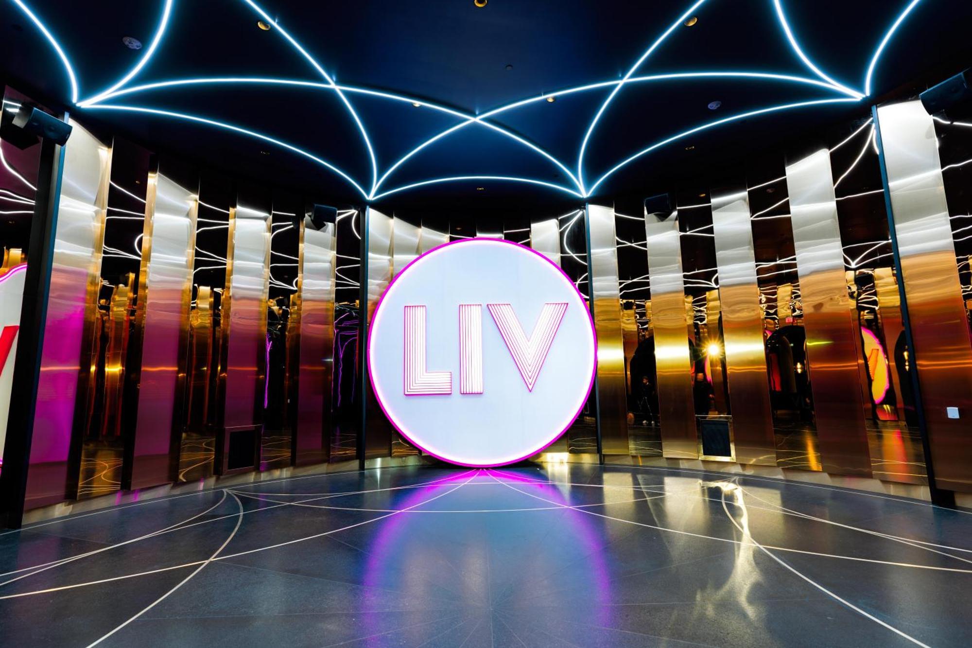 Fontainebleau Las Vegas Exterior foto The entrance to LIV